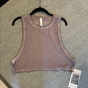 Lululemon Muscle Love Crop Tank *faded dyed 6